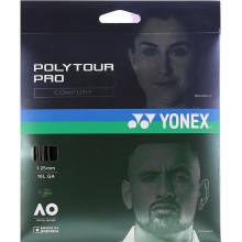 Cordage Yonex Polytour Strike Noir (12 Mètres)