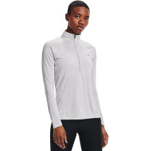 T-SHIRT UNDER ARMOUR FEMME MANCHES LONGUES TWIST 1/2 ZIP