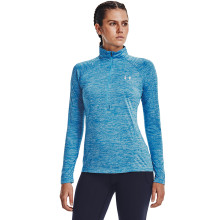 T-SHIRT UNDER ARMOUR FEMME MANCHES LONGUES 1/2 ZIP