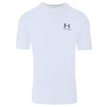 Tee-Shirt Under Armour Sportstyle Left Chest Blanc 