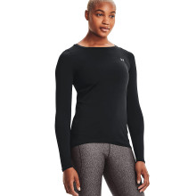 T-SHIRT UNDER ARMOUR FEMME MANCHES LONGUES HEATGEAR