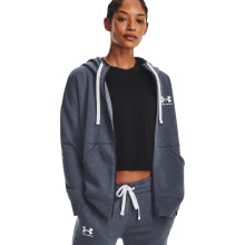 SWEAT UNDER ARMOUR FEMME RIVAL FLEECE FZ A CAPUCHE