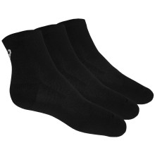 3 Paires De Chaussettes Asics Quarter Noir