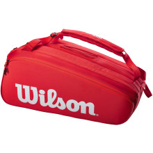 Sac Wilson Super Tour 15 Raquettes Rouge