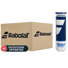 Carton de 18 Tubes de 4 Balles Babolat Team All Court