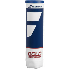 TUBE DE 4 BALLES BABOLAT GOLD CHAMPIONSHIP