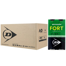 CARTON DE 9 BIPACKS DE 4 BALLES DUNLOP FORT TOURNAMENT SELECT