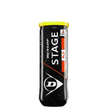 Tube De 3 Balles Dunlop Mini Tennis  Stage 2 Orange