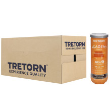 CARTON DE 24 TUBES DE 3 BALLES TRETORN ACADEMY ORANGE