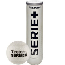 TUBE DE 4 BALLES BLANCHES TRETORN SERIE+