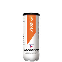 Tube De 3 Balles Tecnifibre Mini-Tennis Orange