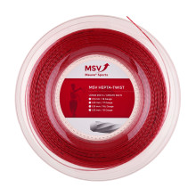 Bobine MSV Hepta Twist Rouge 200m