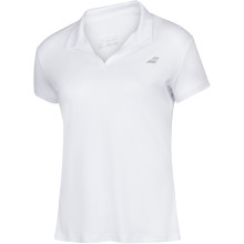 Polo Babolat Junior Fille Play Blanc