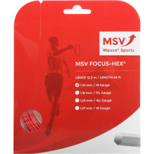 Cordage MSV Focus Hex Rouge (12 mètres)