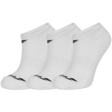 3 Paires De Chaussettes Babolat Invisible Junior Blanches