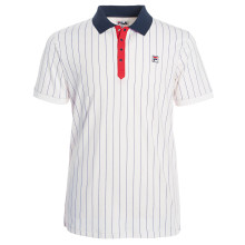 Polo Fila Club Stripes Polyester Blanc