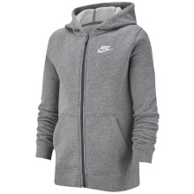 Sweat Nike Junior à Capuche Zippé Charbon