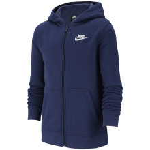 Sweat Nike Junior à Capuche Zippe Marine