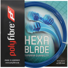 Cordage Polyfibre Hexablade Bleu