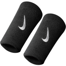 Serre Poignets Nike Double Largeur Noirs
