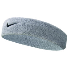 Bandeau Nike Swoosh Gris 