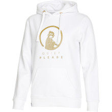 SWEAT QUIET PLEASE FEMME RETRO LOGO A CAPUCHE