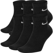 6 Paires De Chaussettes Nike Cushioned Ankle Noires