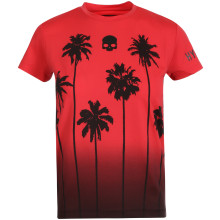 Tee-Shirt Hydrogen Junior Palms Tech Rouge