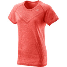 Tee-Shirt Wilson Femme Power SMLS Crew Corail 