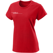 Tee-Shirt Wilson Femme Team 2 Tech Rouge 