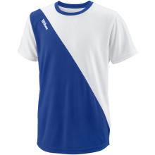 Tee-Shirt Wilson Junior Garçon Angle Crew Bleu 