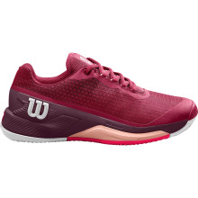 CHAUSSURES WILSON FEMME RUSH PRO 4.0 TERRE BATTUE