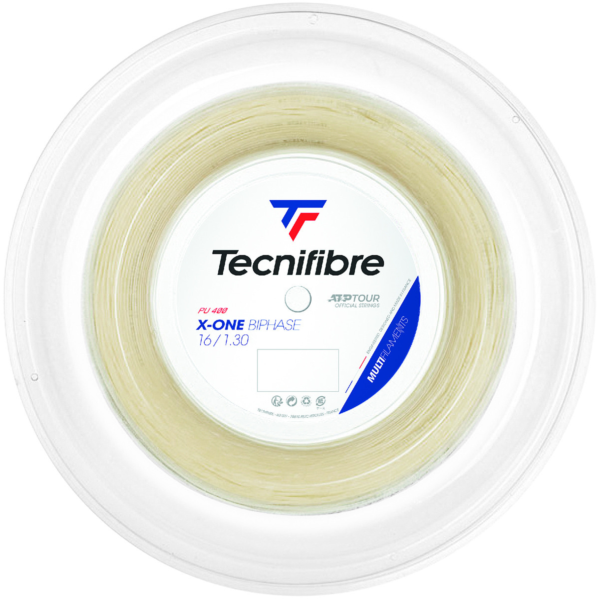 Bobine Tecnifibre X One Biphase Beige (200 Mètres)