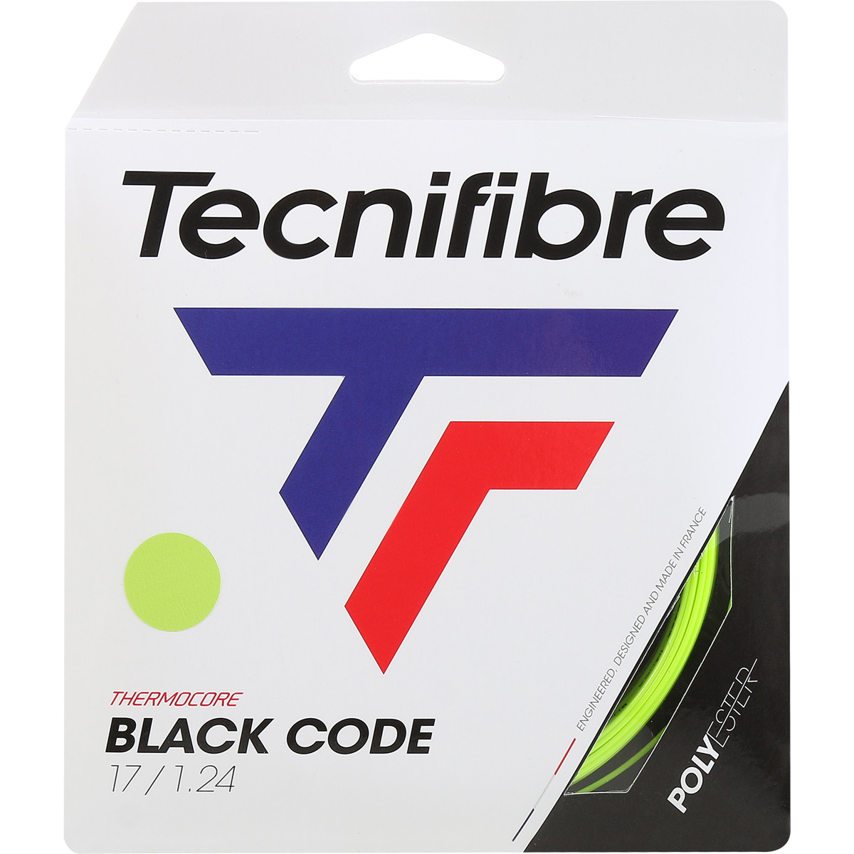 Cordage Tecnifibre Black Code Lime Vert