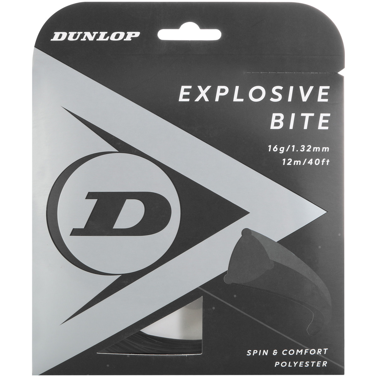 Cordage Dunlop Explosive Bite Noir (12 Mètres)