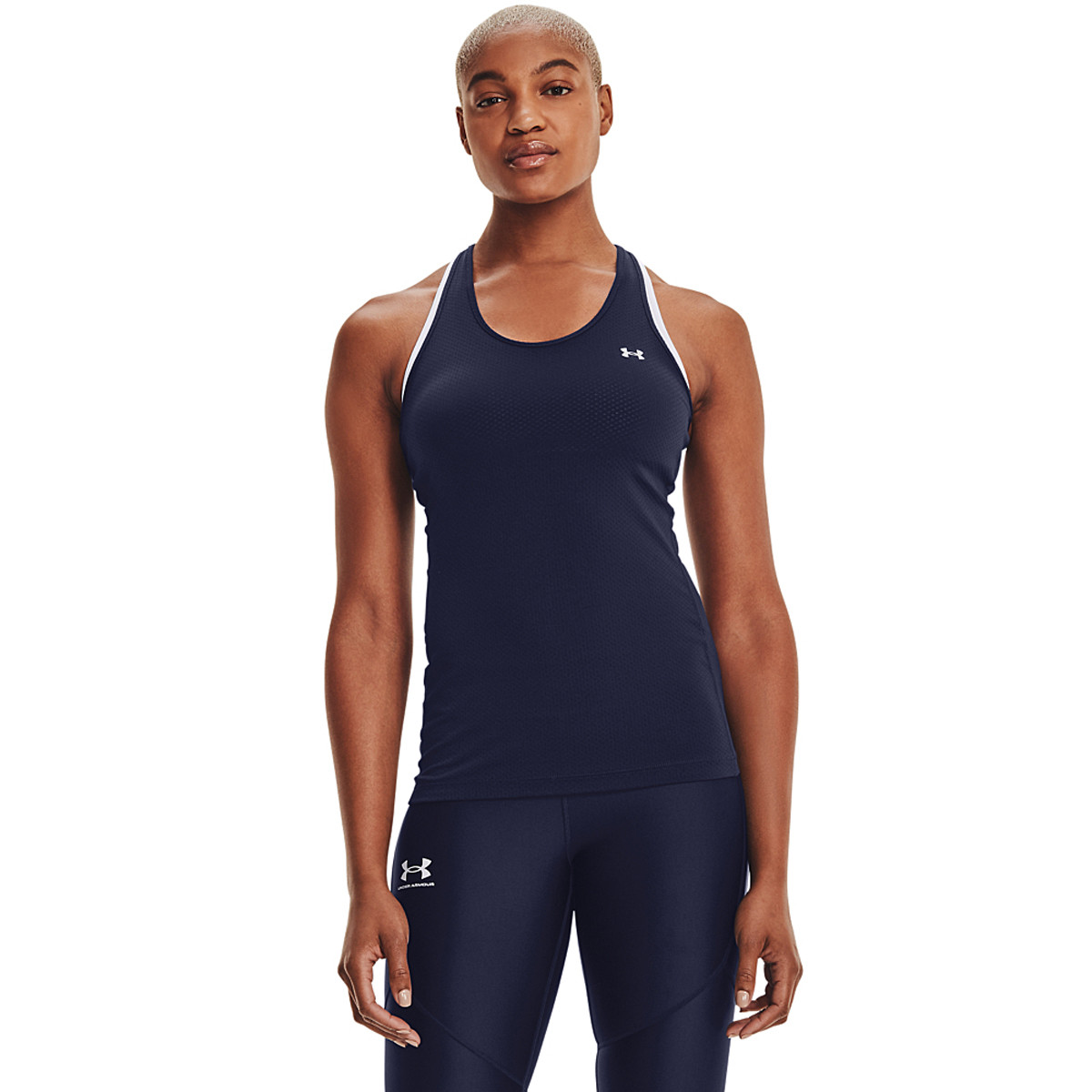 DEBARDEUR UNDER ARMOUR FEMME RACER HEATGEAR