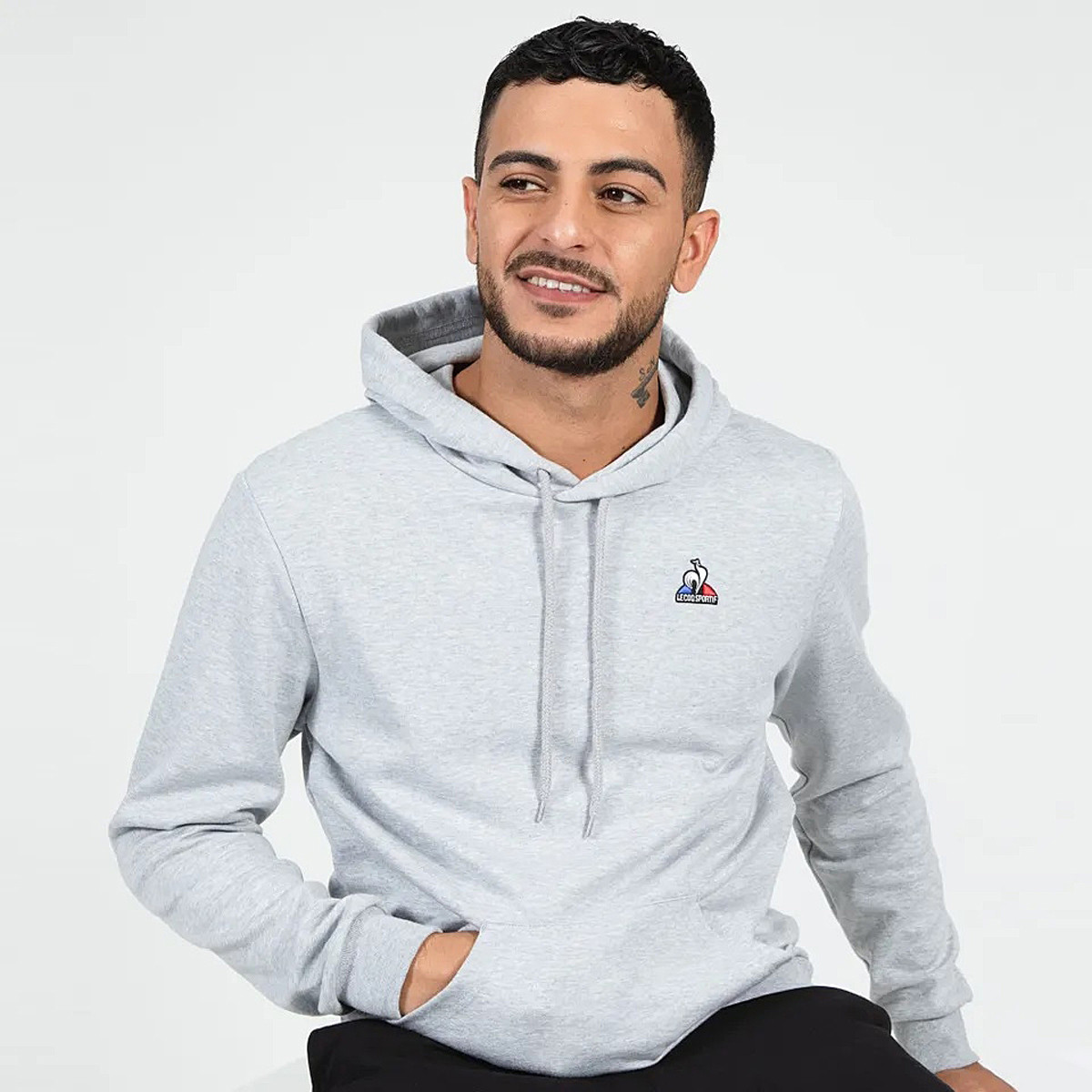 SWEAT LE COQ SPORTIF ESSENTIELS N1 A CAPUCHE