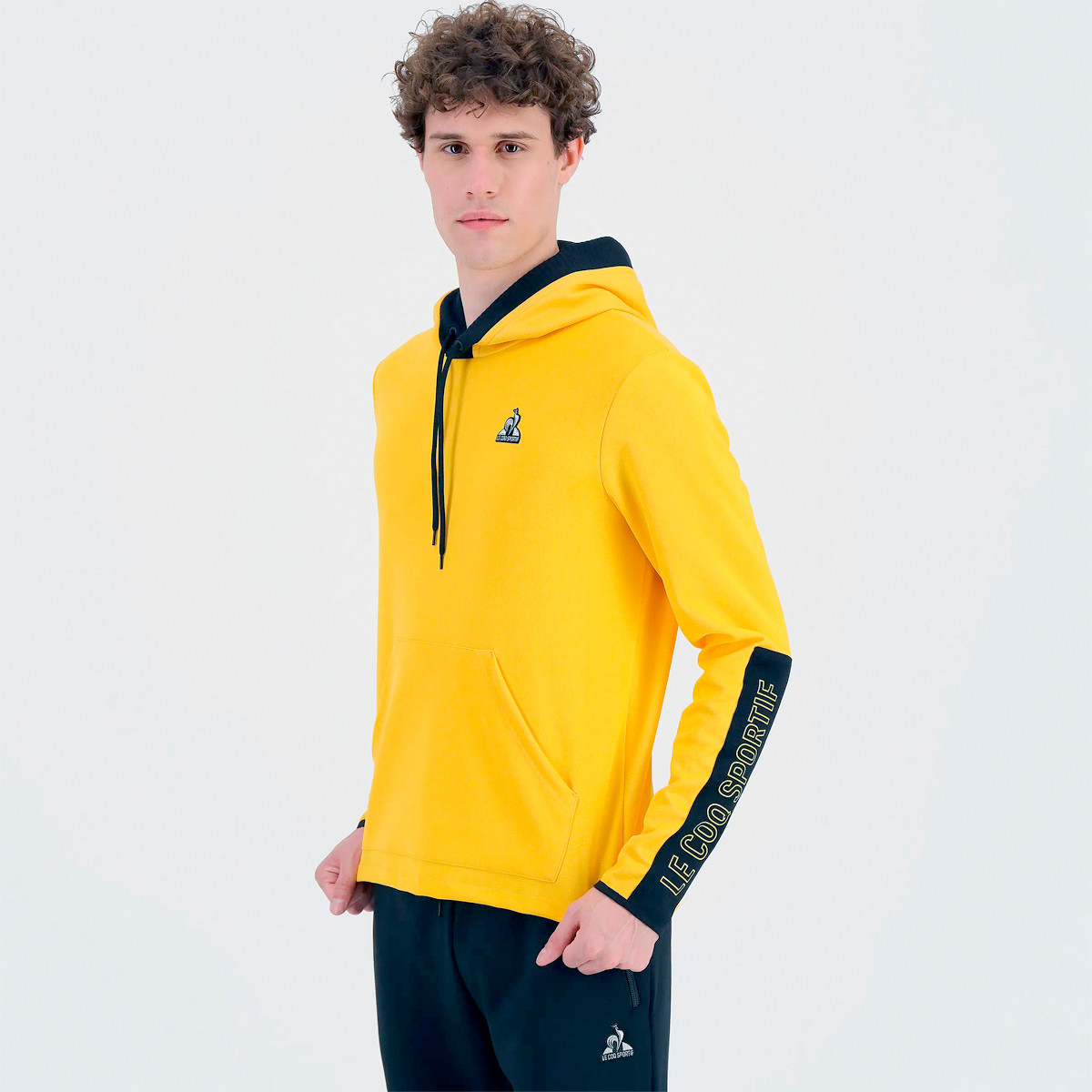 Sweat le coq sportif clearance femme jaune