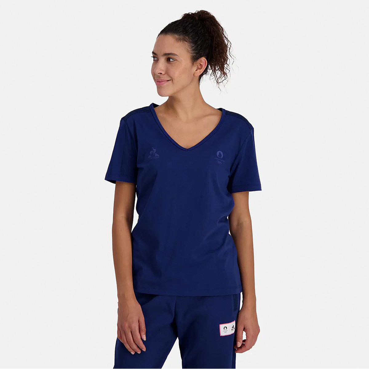T SHIRT LE COQ SPORTIF FEMME PARIS 2024 ESSENTIEL T shirt Tennis Achat