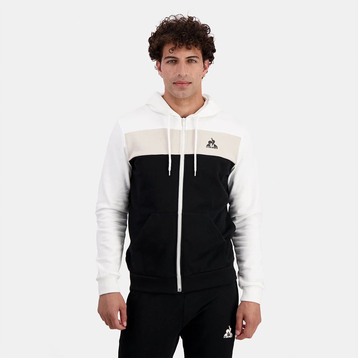 SWEAT LE COQ SPORTIF CONTEMPORAIN FZ A CAPUCHE