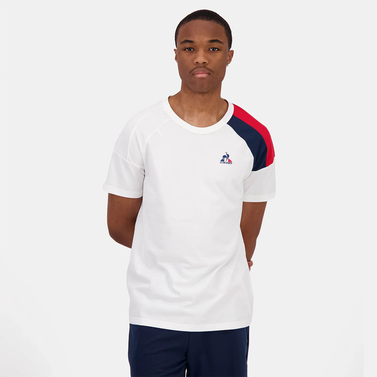 T-SHIRT LE COQ SPORTIF TRICOLORE