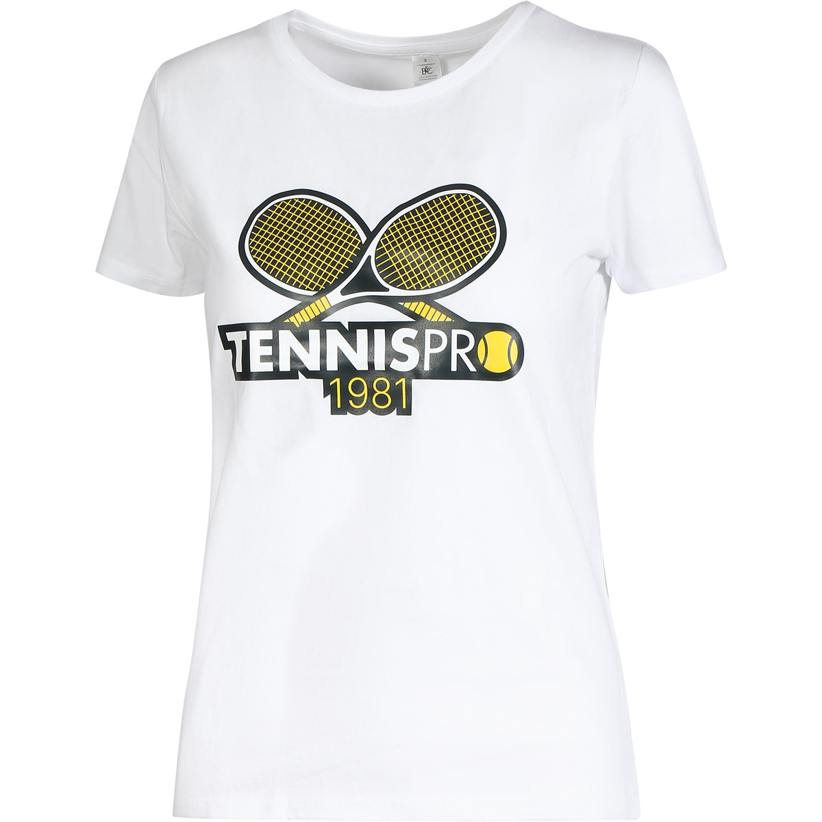 T-SHIRT TENNISPRO FEMME RAQUETTES