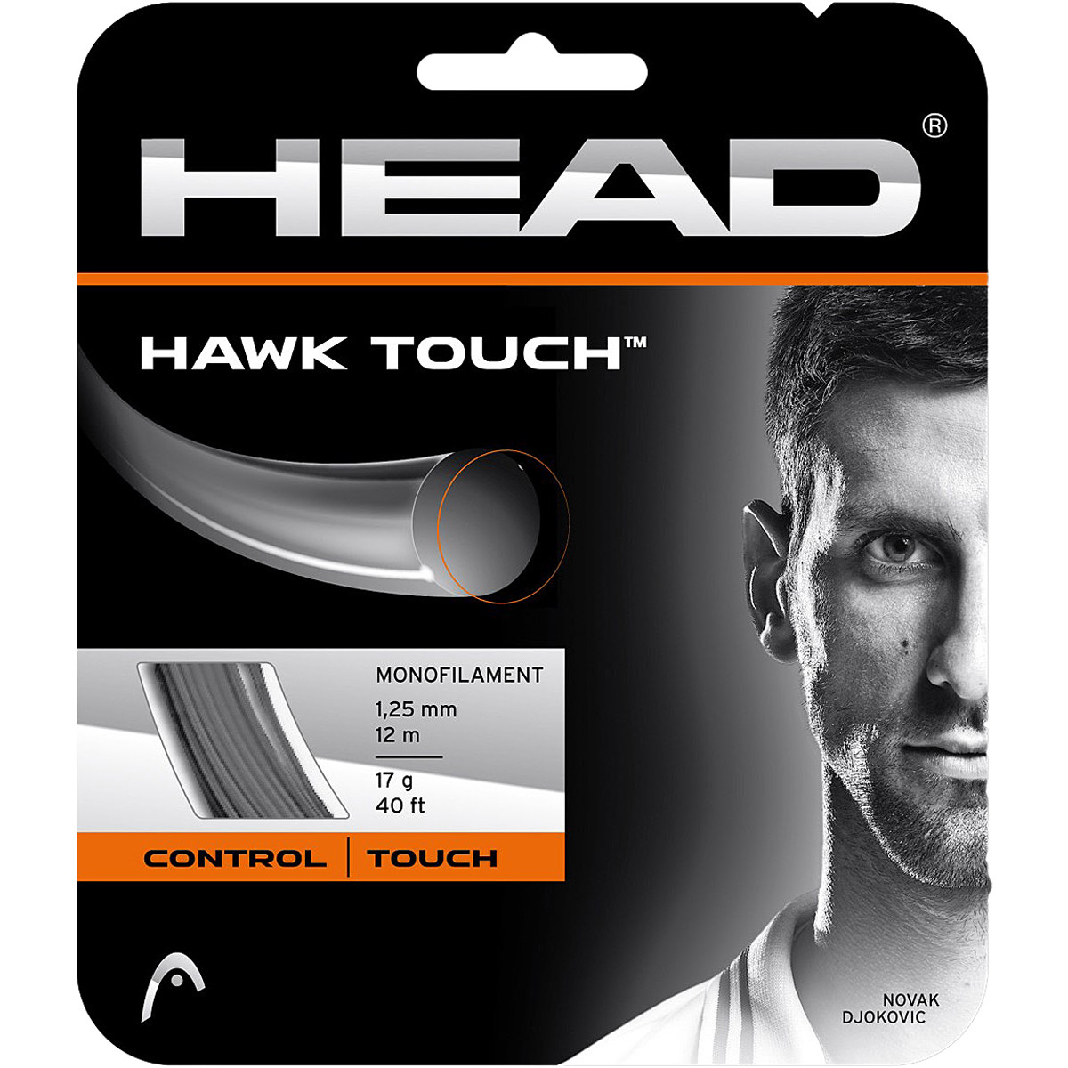 CORDAGE HEAD HAWK TOUCH (12 METRES)