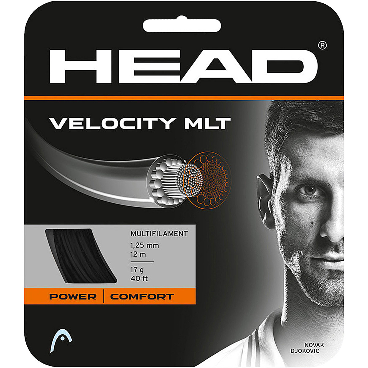 Cordage Head Velocity MLT Noir