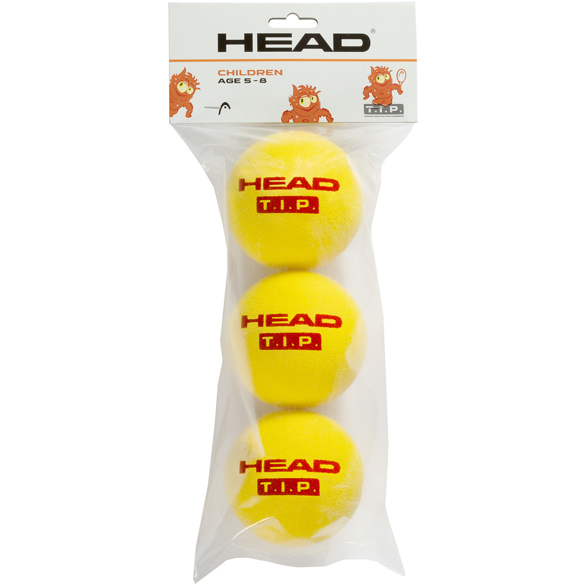 SACHET DE 3 BALLES EN MOUSSE HEAD TIP FOAM ROUGE