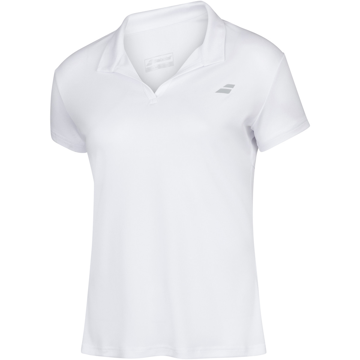 Polo Babolat Junior Fille Play Blanc