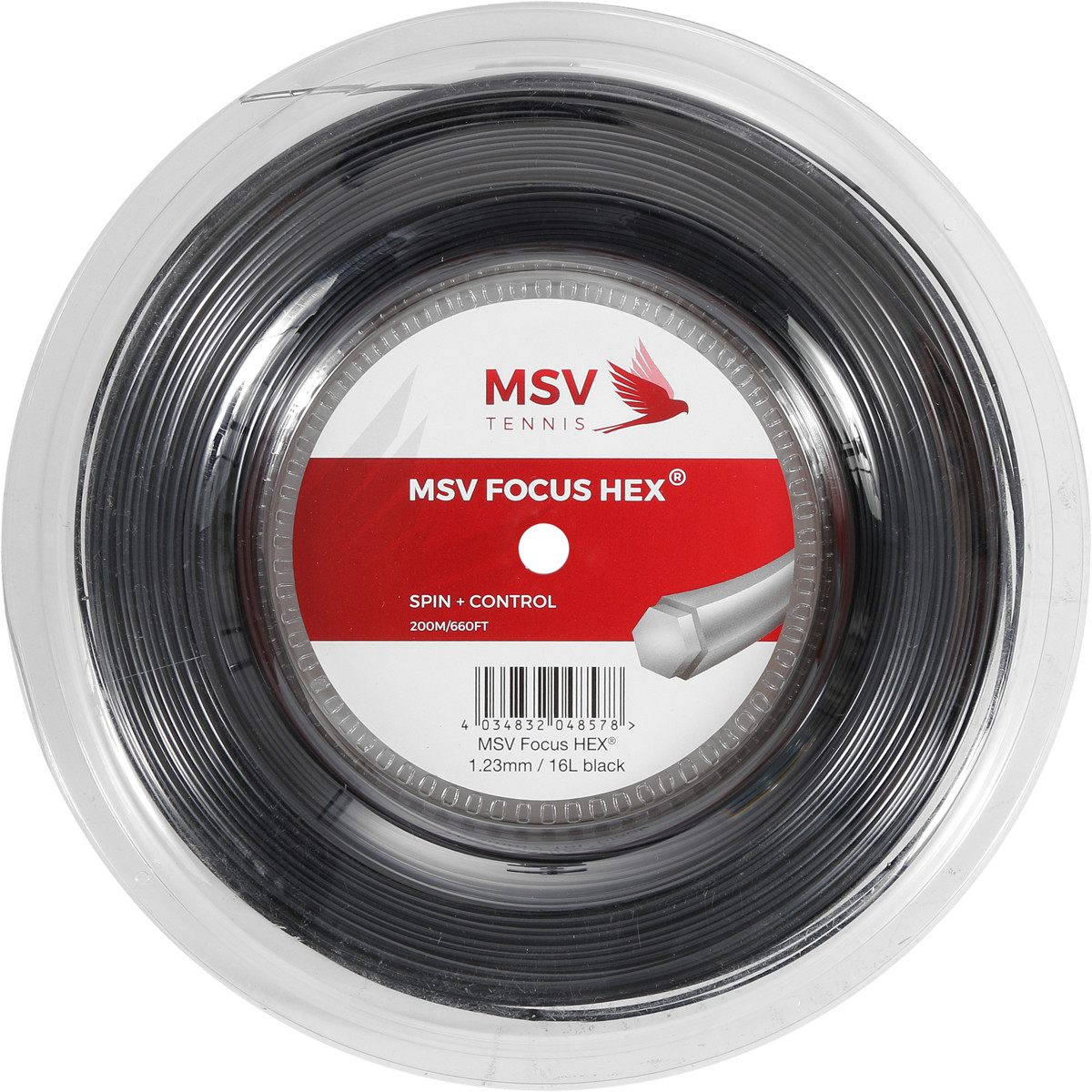 Bobine MSV Focus Hex Noir (200 Mètres)