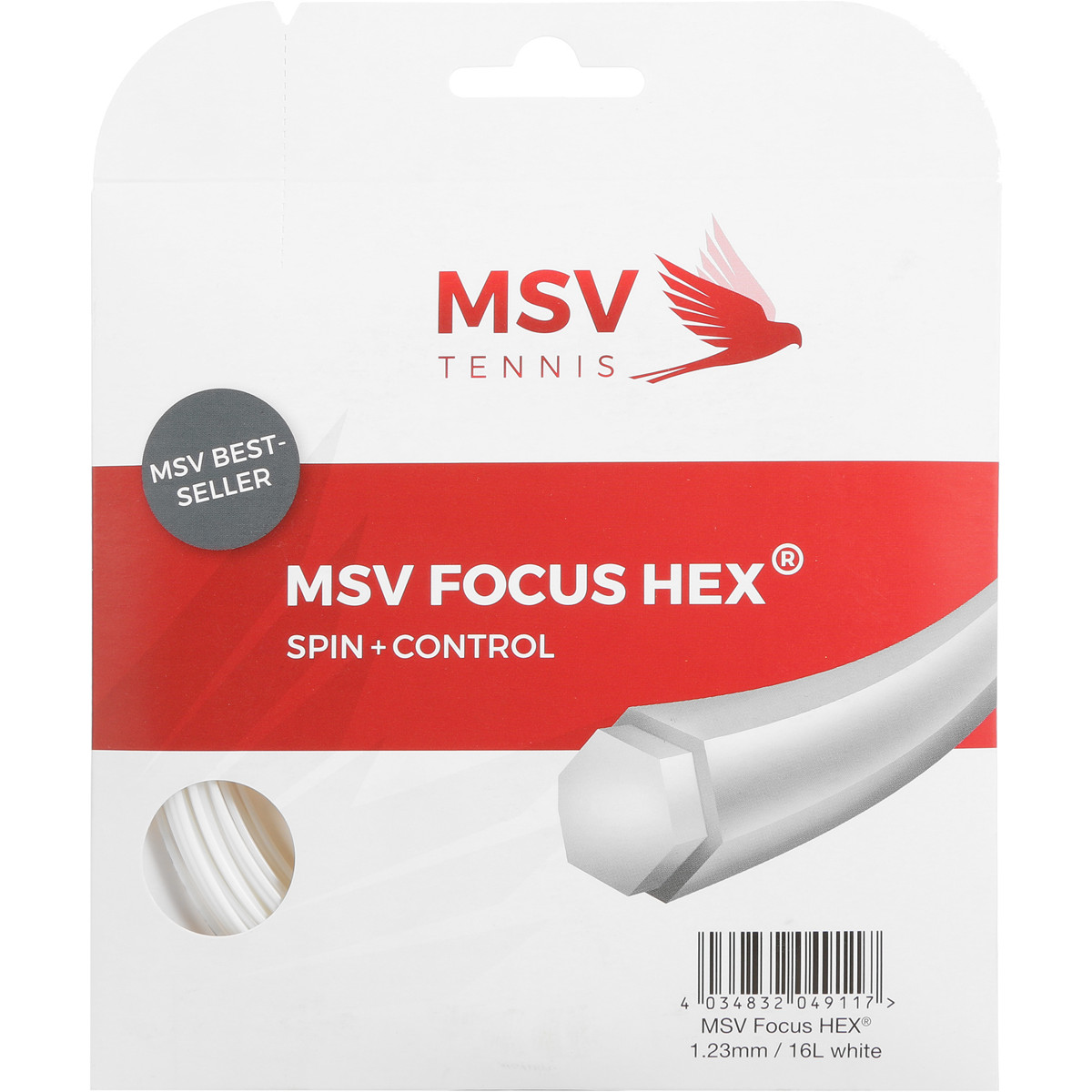 Cordage MSV Focus Hex Blanc (12 Mètres)