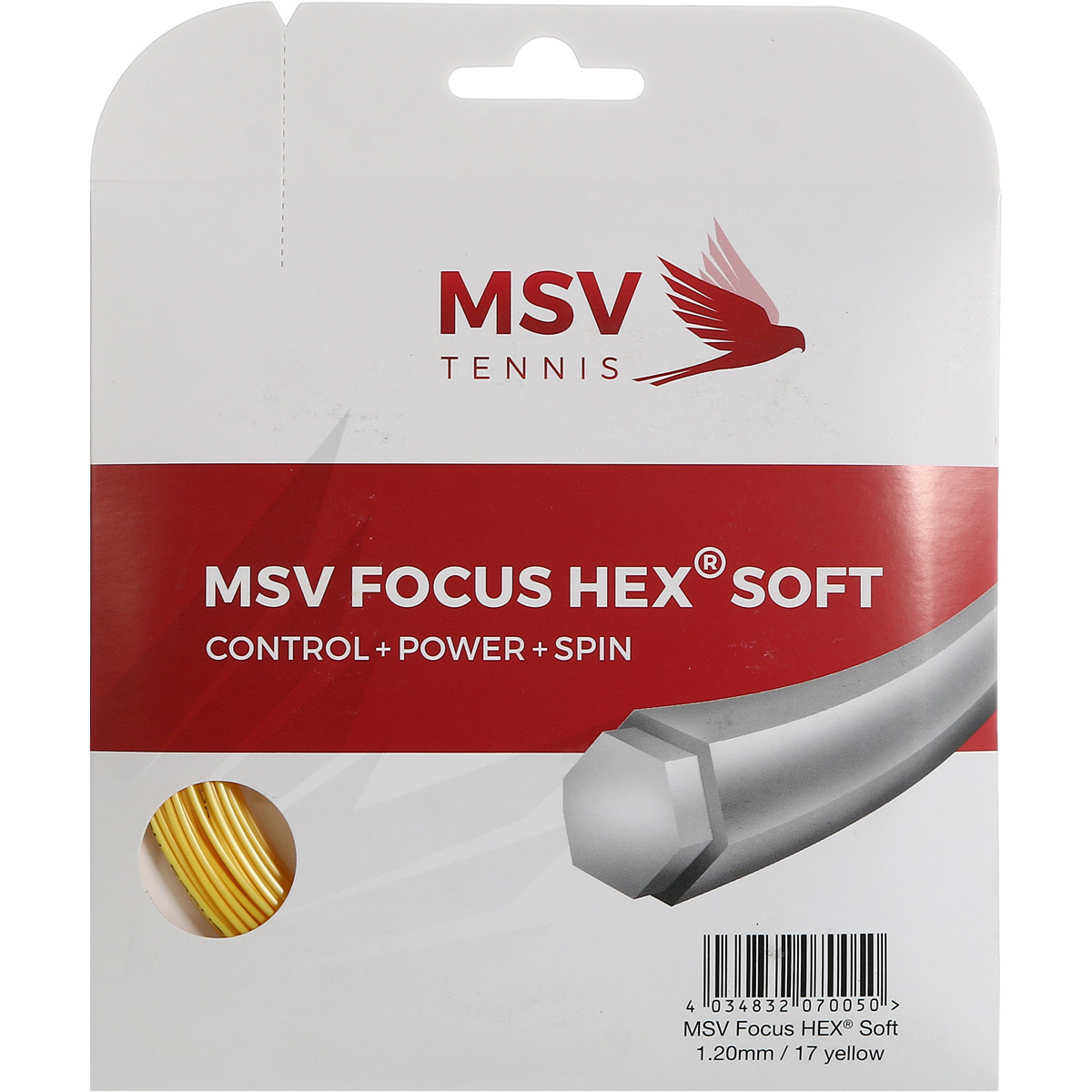 Cordage MSV Focus-Hex Soft Noir (12 Mètres)
