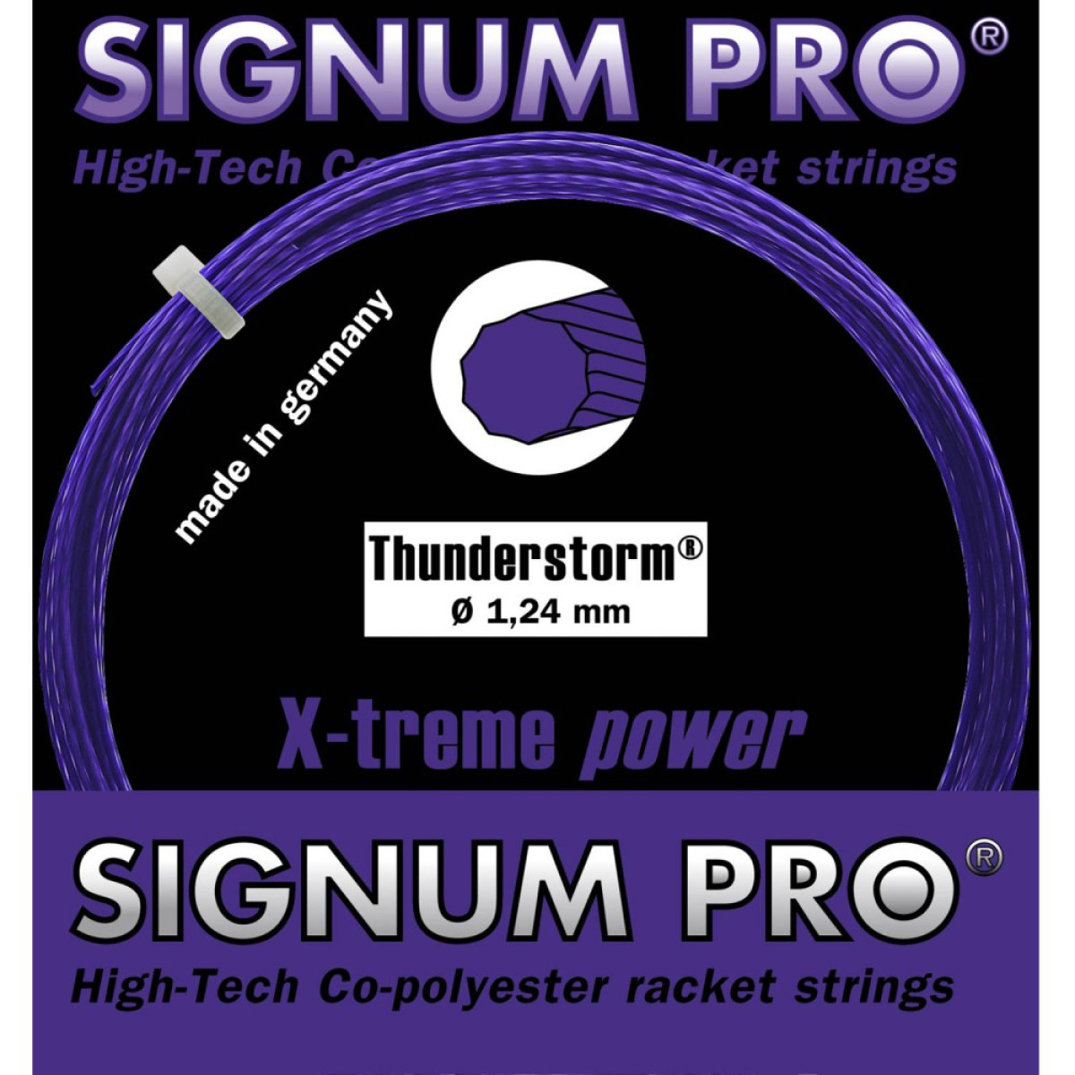 Cordage Signum Pro Thunderstorm 1.24 Violet (12m)